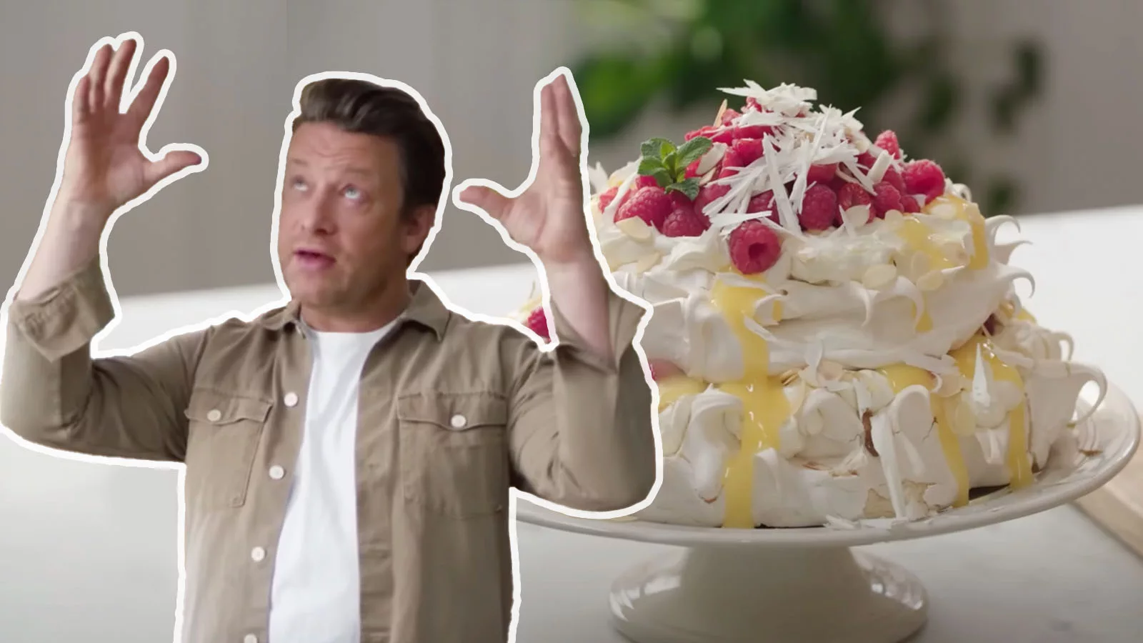 Jamie Olivers superläckra somriga Pavlova