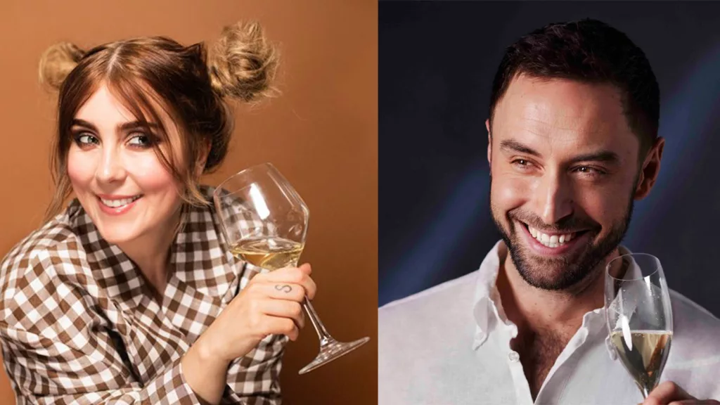 Kamp mellan Miss Li och Måns Zelmerlöw vid vinhyllan