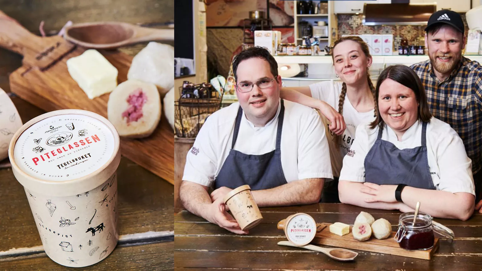 De lanserar ny glassmak: Glass med pitepalt