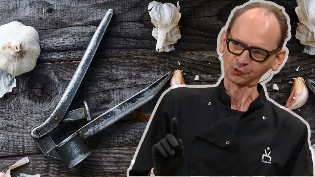 Kocken: Därför ska man ALDRIG använda vitlökspress