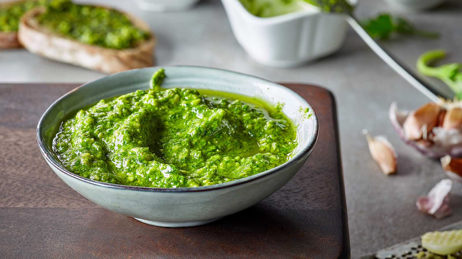 Pesto – nyttig och kryddig variant på ruccola