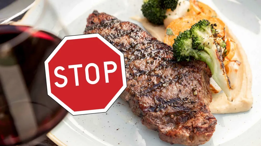 Chockråden: Inget vin och bara 50 gram kött per dag