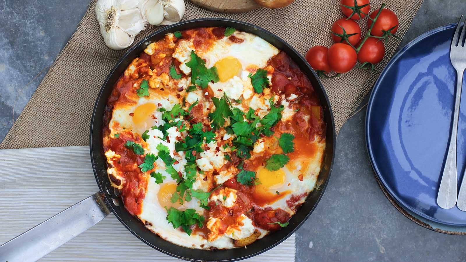 Shakshuka – kryddig äggrätt från Nordafrika